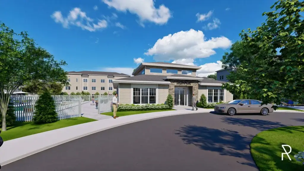 the paramount clubhouse exterior