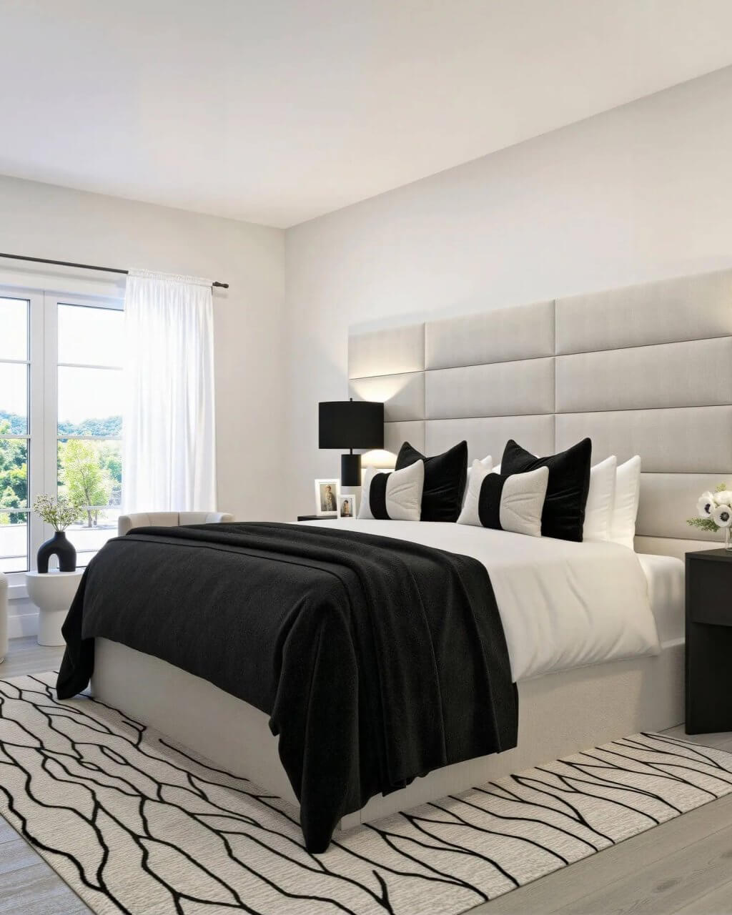 the paramount manchester apartments bedroom